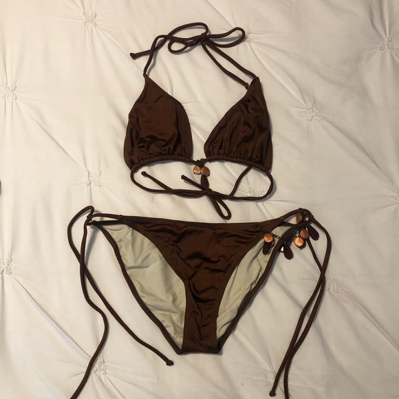 Ondade Mar | Chocolate Brown Bikini Set - Picture 2 of 6
